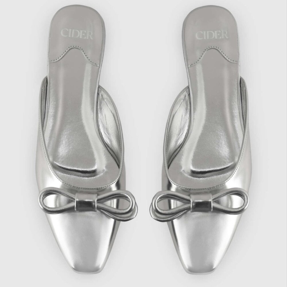 Silver Mules "NEW"